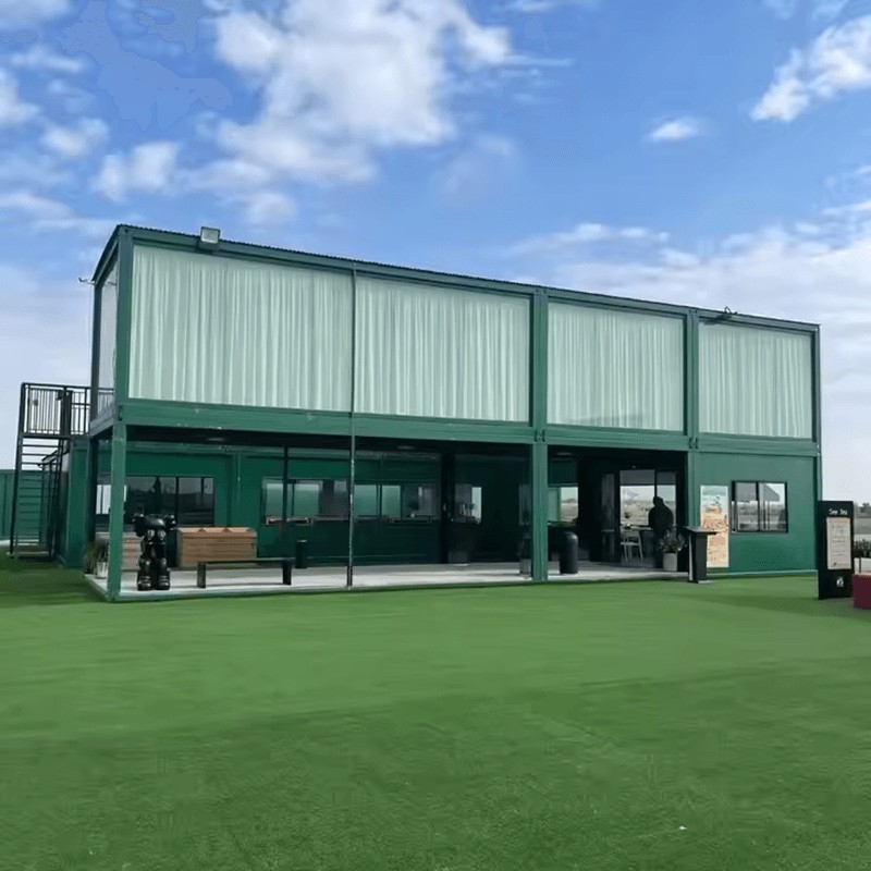 Dubbel beglaasde serre, uitbreidbaar prefab containerhuis/huis Dubbel beglaasde serre, uitbreidbaar prefab containerhuis/huis