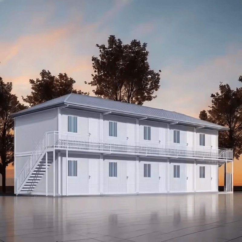 Groot modulair geprefabriceerd huis met containercontainer