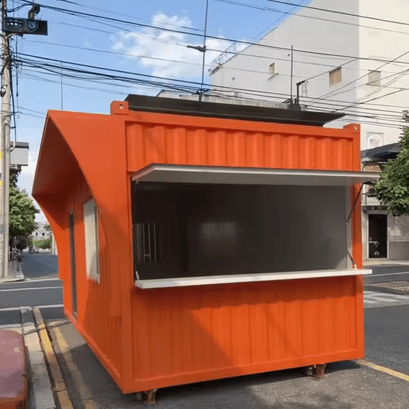 Geprefabriceerd containerhuis voor winkels Geprefabriceerd containerhuis voor winkels
