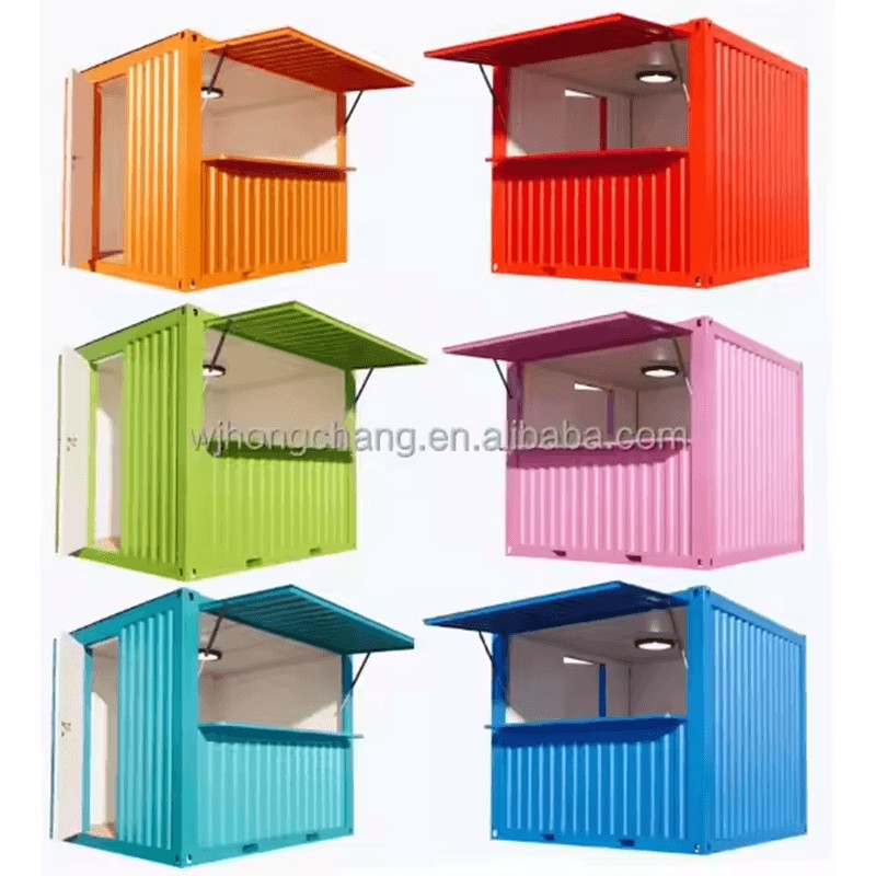 Geprefabriceerd containerhuis voor winkels Geprefabriceerd containerhuis voor winkels
