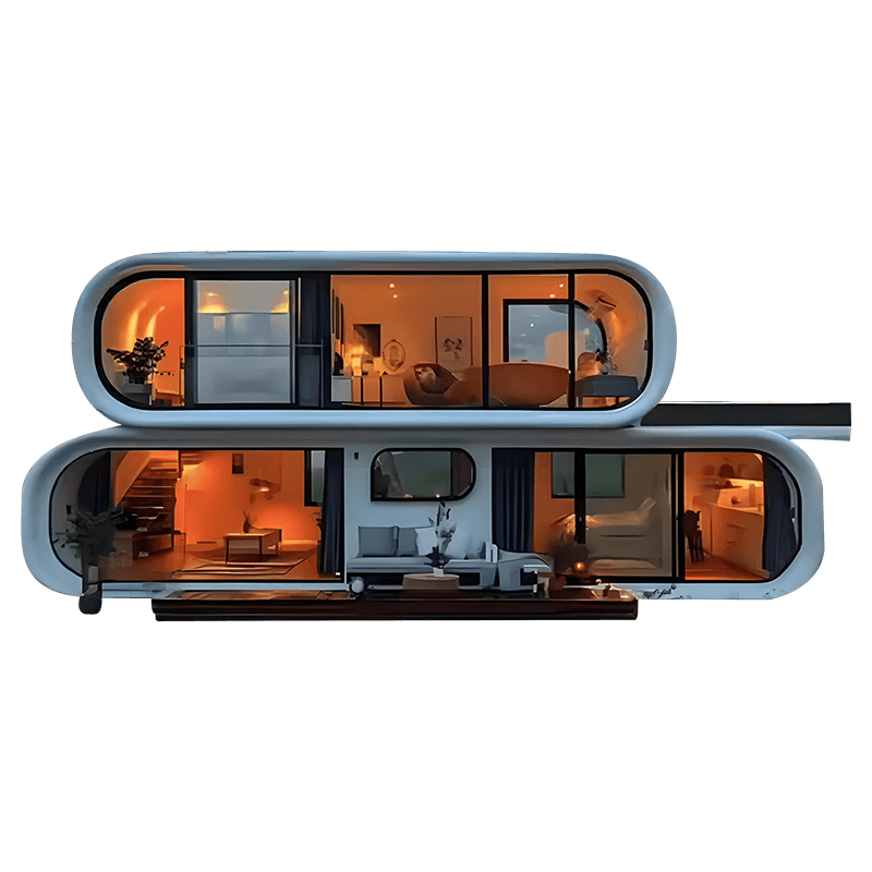 Space Capsule-stacaravans Modulaire containerwoningen