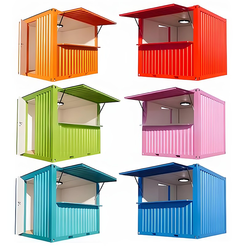 Container kleine winkel (gegolfd wandpaneel)